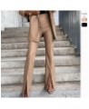 Pantalones de cuero de pu con abertura informal sexy y ajustados a la moda de cintura alta para mujer $26.87 Pantalones casuales