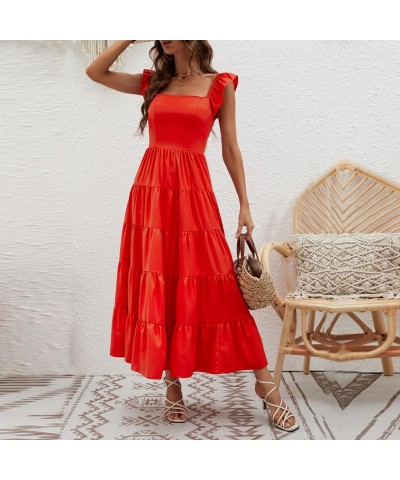 Vestido elegante de talle alto y ceñido a la cintura. $34.32 Vestido