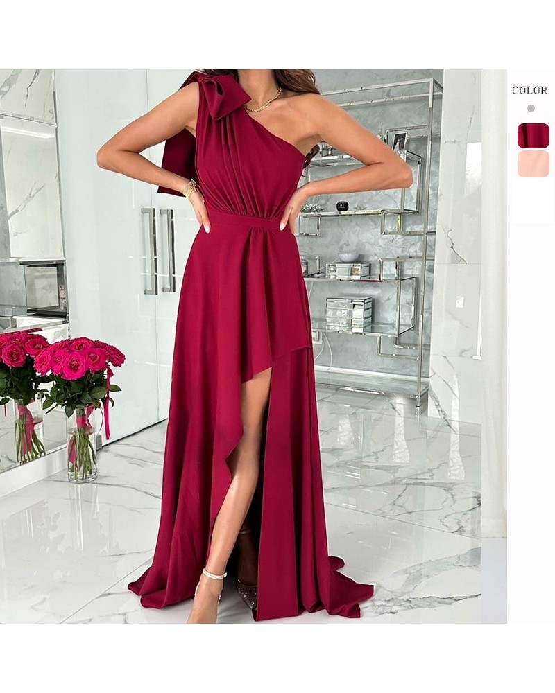 Vestido elegante sin mangas con hombros descubiertos $37.18 Vestido