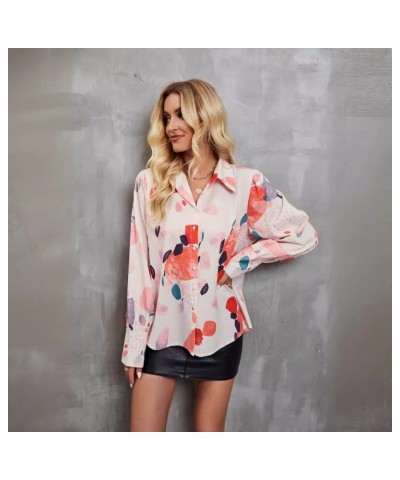 Camisa de moda estampada con cárdigan de primavera y otoño $31.62 Camisa de mujer