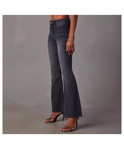 pantalones acampanados de mezclilla jeans de mujer de moda $33.61 Jeans para mujeres