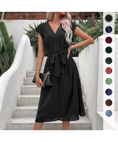 Vestido negro tirantes escote pico $35.69 Vestido