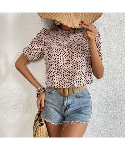 Elegante camisa con estampado de leopardo $29.17 Camisa de mujer