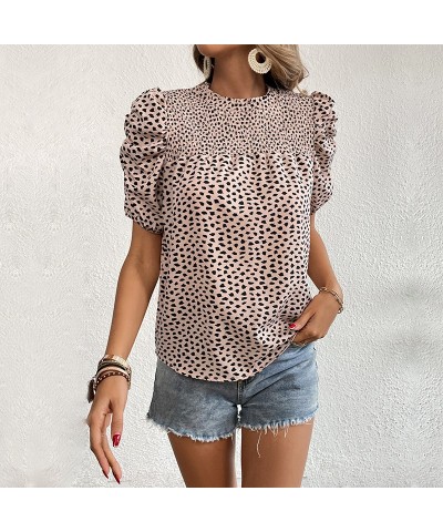 Elegante camisa con estampado de leopardo $29.17 Camisa de mujer