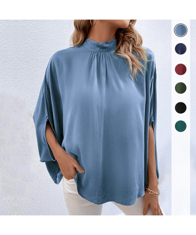 Camisa de color sólido de moda. $25.49 Camisa de mujer