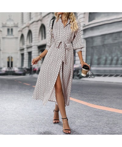 Ropa vestido estampado manga larga $52.39 Vestido