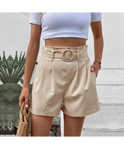 Pantalones cortos de mujer albaricoque de moda de verano. $21.88 Pantalones cortos para mujeres