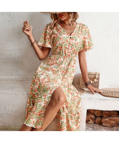 vestido floral estilo resort $41.26 Vestido