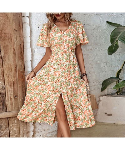 vestido floral estilo resort $41.26 Vestido