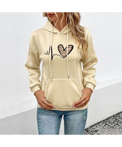 Sudadera con capucha estampada para ropa del día de San Valentín $21.11 Suéteres y suéteres para mujeres