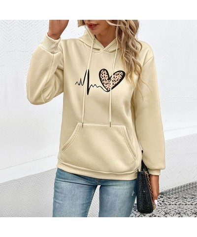 Sudadera con capucha estampada para ropa del día de San Valentín $21.11 Suéteres y suéteres para mujeres