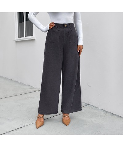 Pantalones casuales de pana con estilo. $31.12 Pantalones casuales