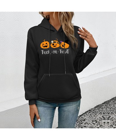 sudadera con estampado de halloween $24.39 Suéteres y suéteres para mujeres