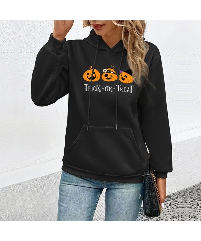 sudadera con estampado de halloween $24.39 Suéteres y suéteres para mujeres