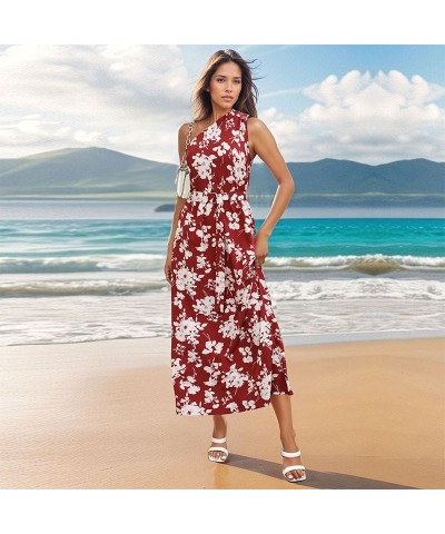 vestido con estampado floral y un hombro $38.22 Vestido