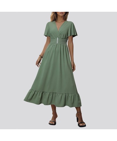 Vestido verde ajustado $39.94 Vestido