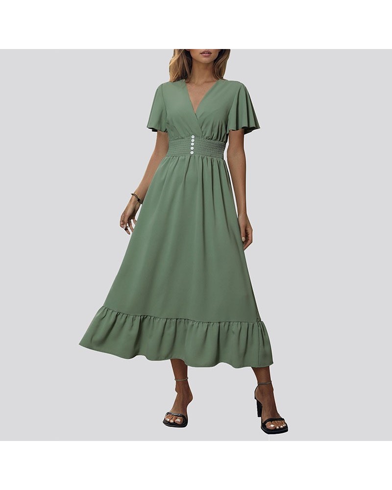 Vestido verde ajustado $39.94 Vestido