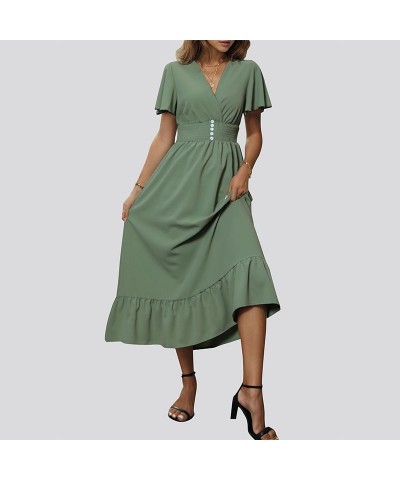 Vestido verde ajustado $39.94 Vestido