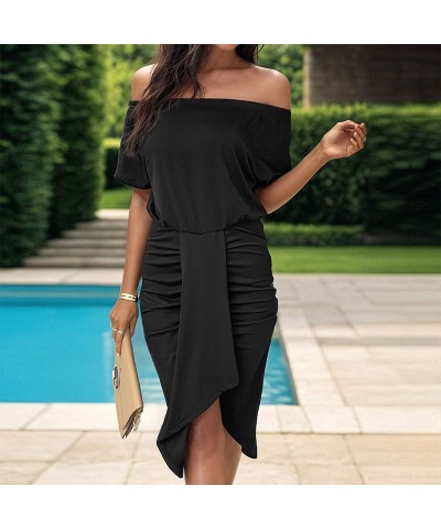 Vestido negro bolso bandolera falda cadera $24.70 Vestido