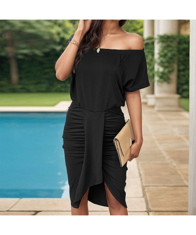 Vestido negro bolso bandolera falda cadera $24.70 Vestido