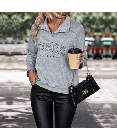 Sudadera con letras de manga larga de moda. $28.16 Suéteres y suéteres para mujeres