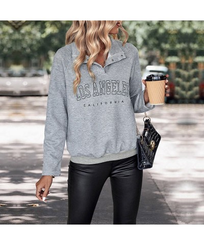 Sudadera con letras de manga larga de moda. $28.16 Suéteres y suéteres para mujeres