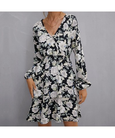 Vestido de manga larga ajustado a la moda. $33.93 Vestido